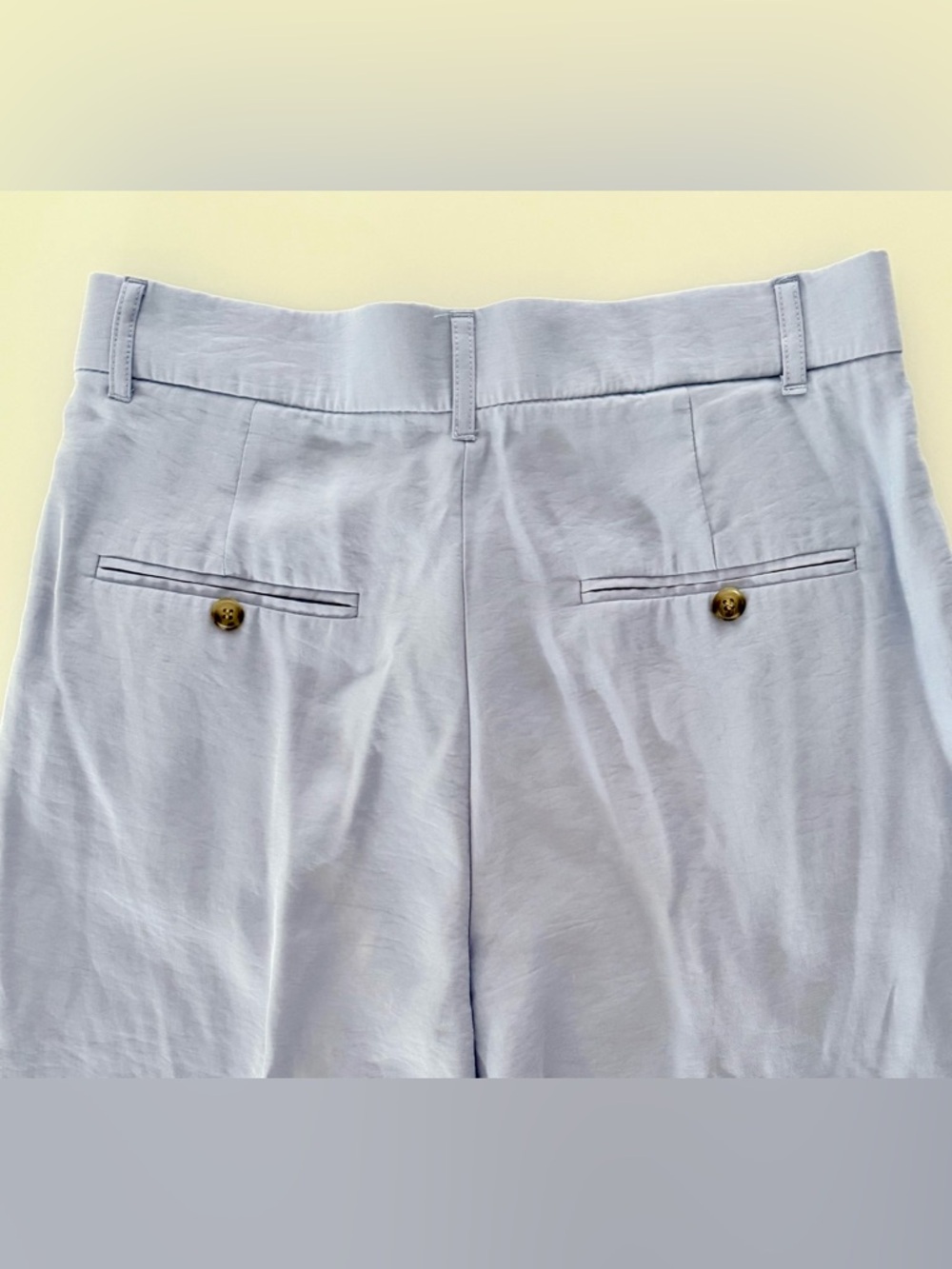 ZARA Women’s Pleated Full Length Pants - Pastel Blue -Size Medium *Read details - Picture 9 of 13